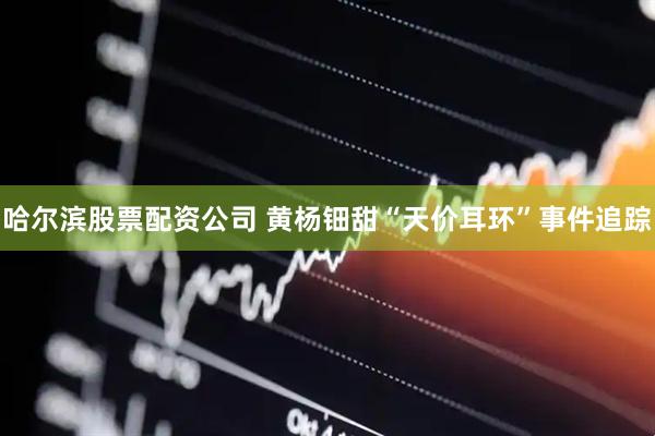 哈尔滨股票配资公司 黄杨钿甜“天价耳环”事件追踪