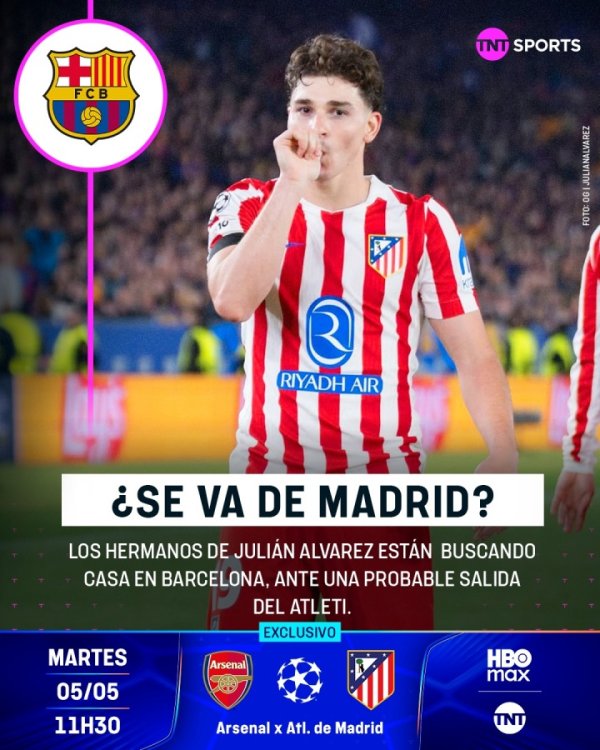 配资专业股票投资 TNT：阿尔瓦雷斯家人在巴塞罗那找房，球员可能加盟巴萨